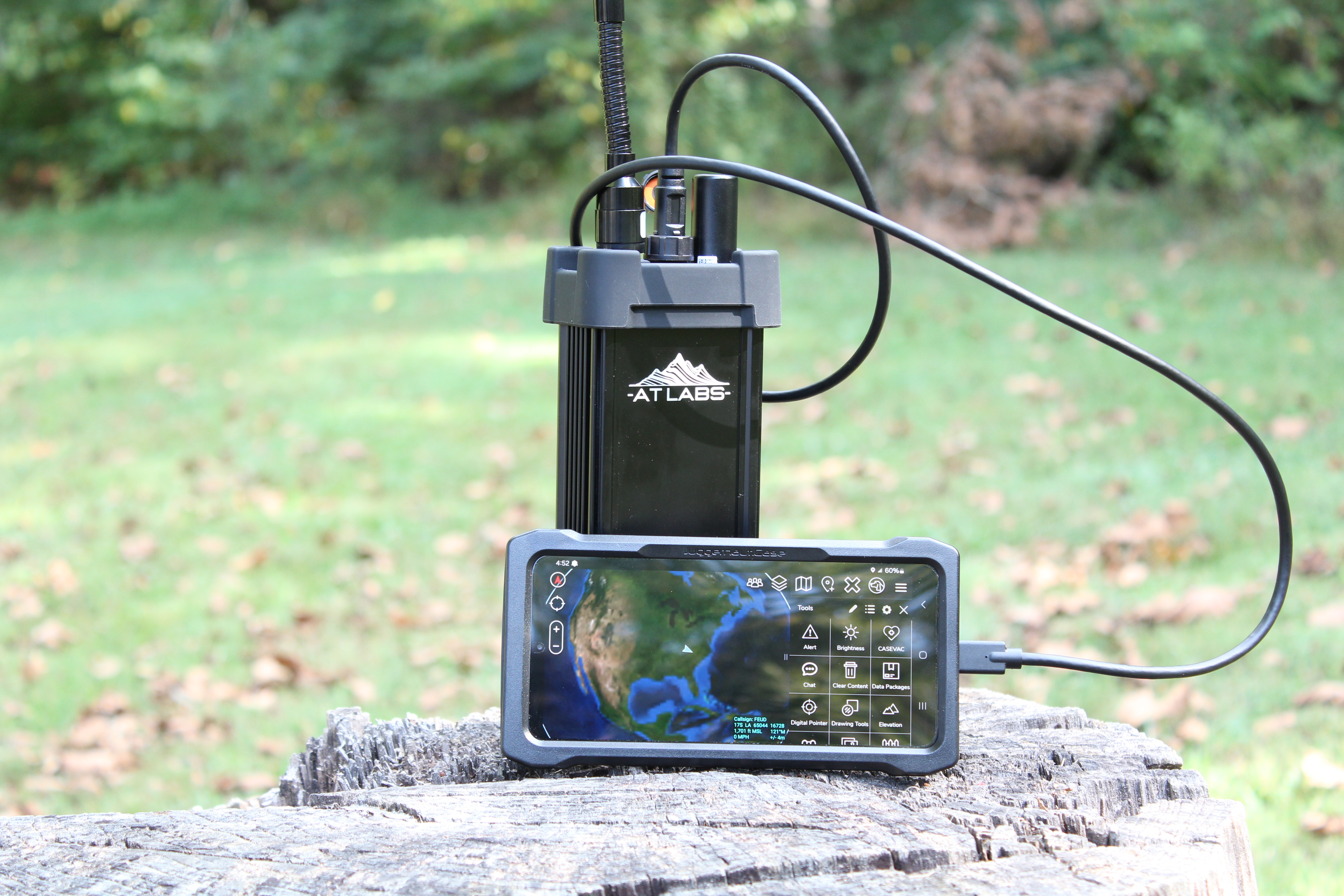 RM-2 with ATAK running on connected device