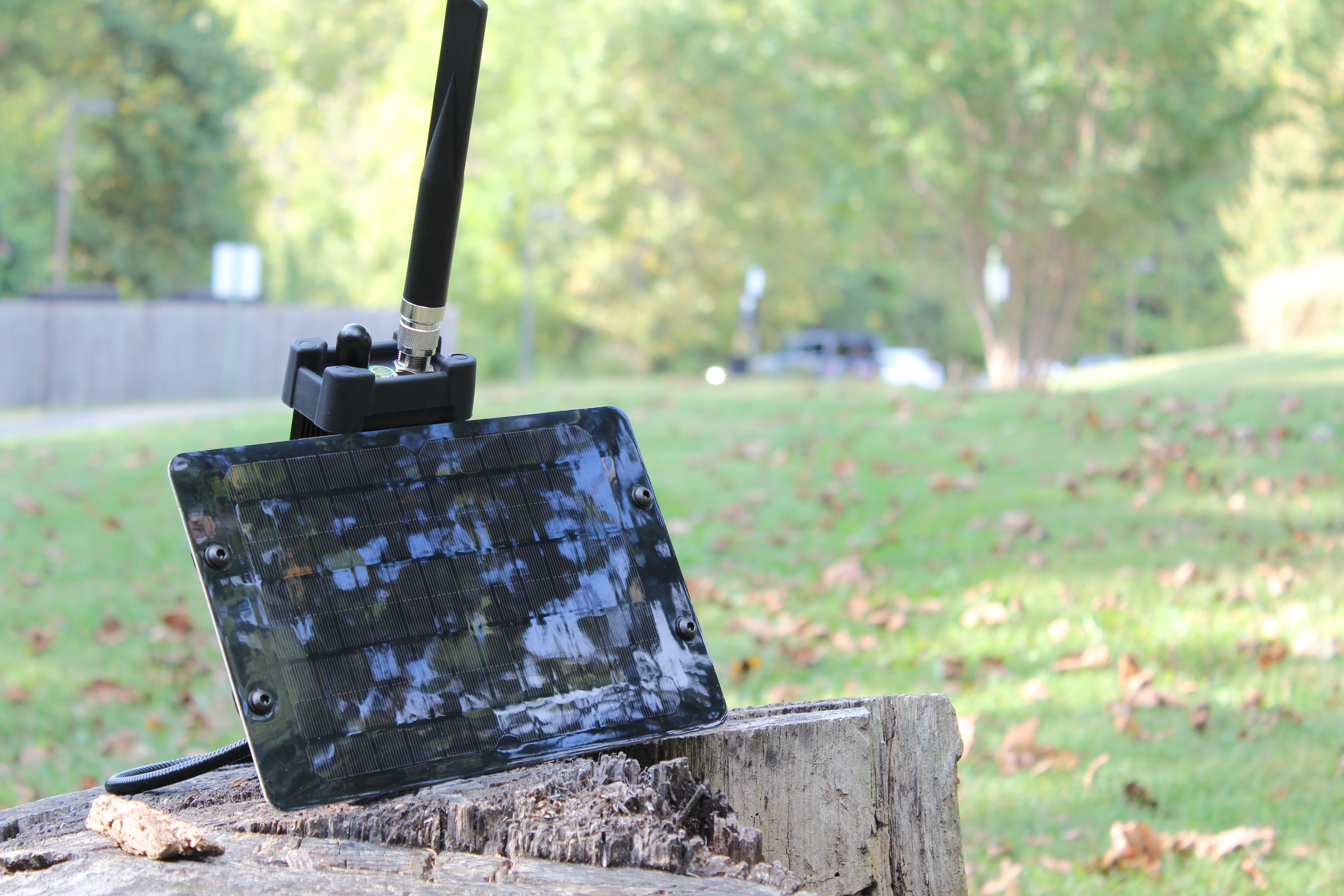 RM-1 Infrastructure variant with solar panel deployed in field