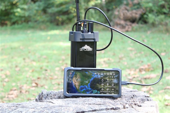 AT Labs RM device with ATAK in the field